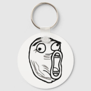 LOL Guy Internet Meme Rage Face Sleutelhangers
