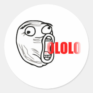LOL Guy Ronde Sticker