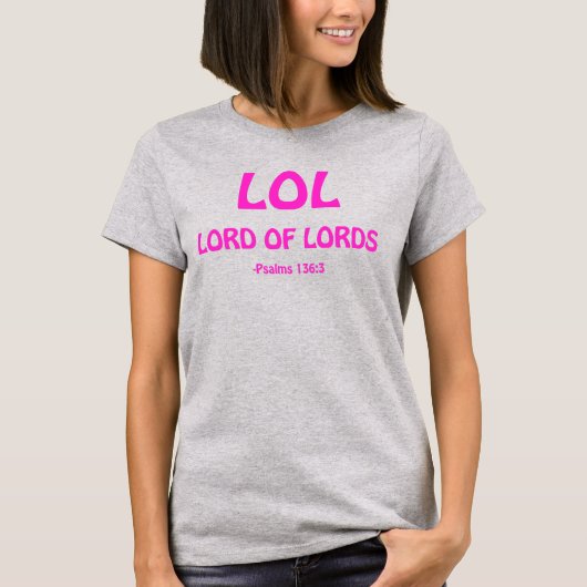 LOL Heer van Heren T-shirt (Voorkant)