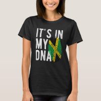 Lol het zit in mijn DNA Jamaica vlag Vingerafdruk