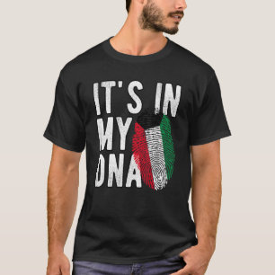Lol het zit in mijn DNA Koeweit vlag Vingerafdruk T-shirt