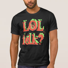 LOL ik weet niet Sportief strand T-shirt