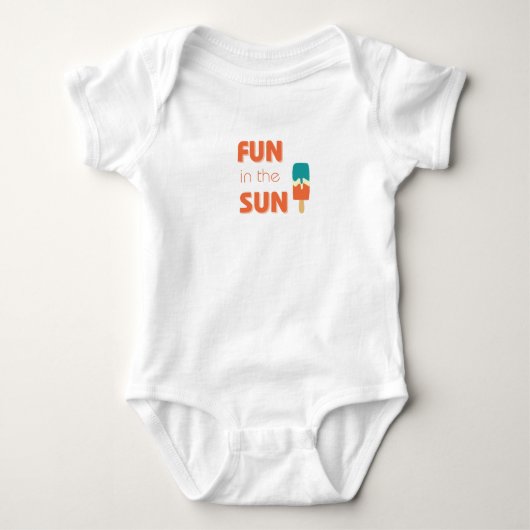 lol in de zon - Baby-badpakken & één stuk-stuk Romper (Voorkant)