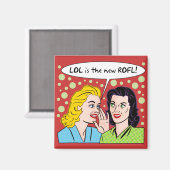 LOL is de nieuwe ROFL Magneet (Voorkant / Achterkant)