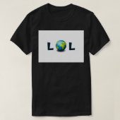 LOL itx27s Flat Earth T-shirt (Design voorkant)