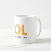 LOL - Lachen hardop Koffiemok (Voorkant rechts)