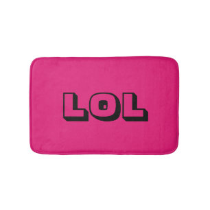 "LOL" Lachend Uitbarsten Cute & Grappige Badmat
