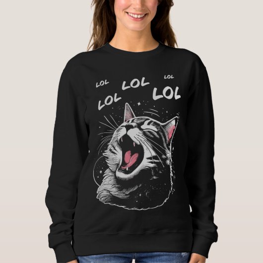 LOL Lachende Kat Trui (Voorkant)