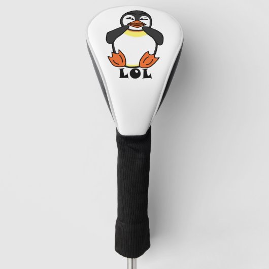 LOL Lachpinguïn Golfheadcover (Voorkant)