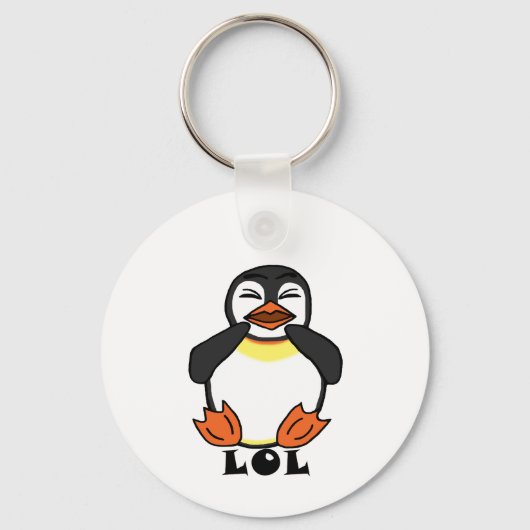 LOL Lachpinguïn Sleutelhanger (Voorkant)