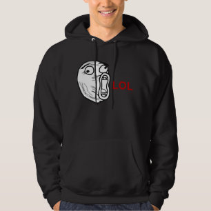 LOL Laugh Out Loud Rage Face Meme Hoodie