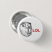 LOL Laugh Out Loud Rage Face Meme Ronde Button 3,2 Cm (Voorkant /achterkant)