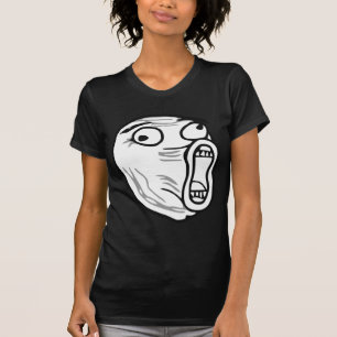 LOL Laugh Out Loud Rage Face Meme T-shirt