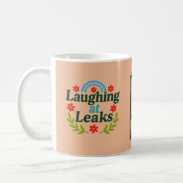 LOL Leaks Ladies Room Emergency Exit Funny Mug Koffiemok