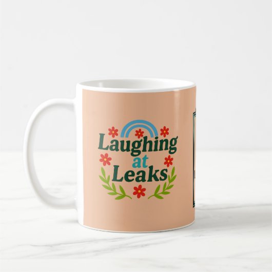 LOL Leaks Ladies Room Emergency Exit Funny Mug Koffiemok (Links)