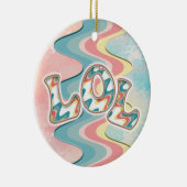 lol ~ lichtgolven keramisch ornament (Rechts)