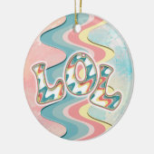 lol ~ lichtgolven keramisch ornament (Links)