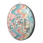 lol ~ lichtgolven keramisch ornament dartbord (Voorkant Rechts)