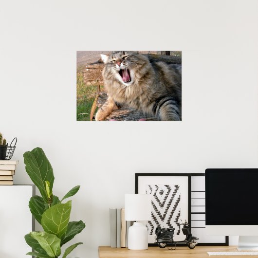 LOL Maine Coon Poster (Thuiskantoor)