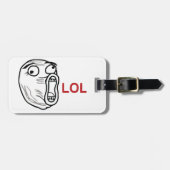 LOL meme Bagagelabel (Voorkant horizontaal)