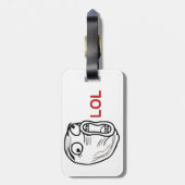 LOL meme Bagagelabel (Achterkant verticaal)
