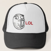 LOL meme face Trucker Pet (Voorkant)