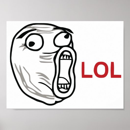 LOL meme Poster (Voorkant)
