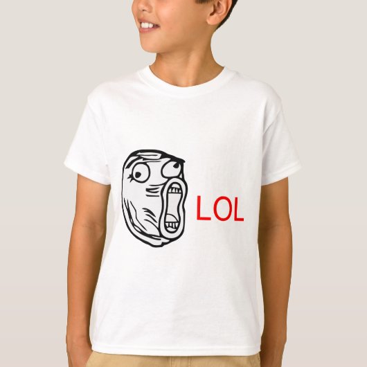 LOL - meme T-shirt (Voorkant)