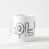 LOL-Mok Koffiemok (Voorkant links)