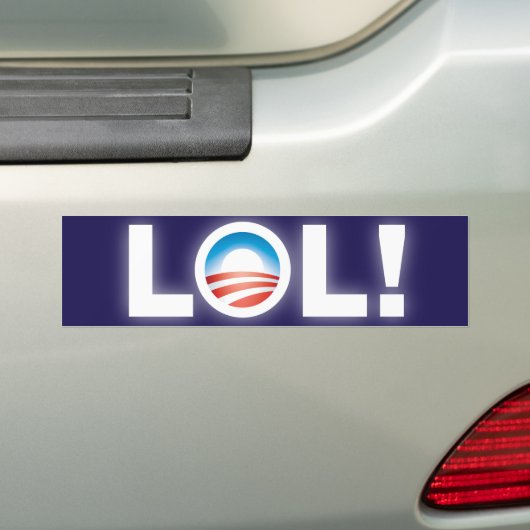 LOL Obama Bumpersticker (Op auto)