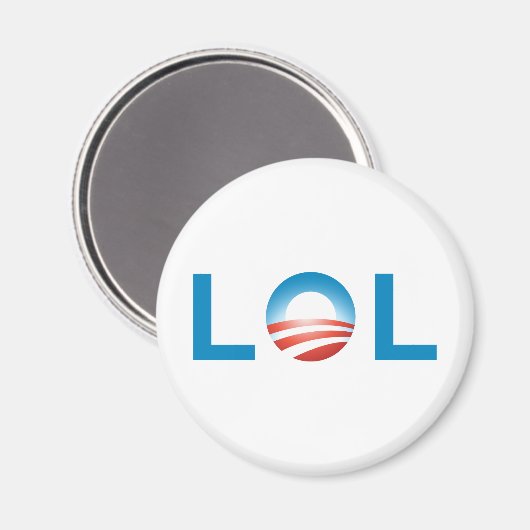 LOL OBAMA MAGNEET (Voorkant / Achterkant)