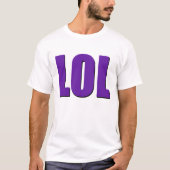 LOL paars T-shirt (Voorkant)