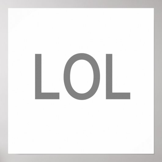 LOL POSTER (Voorkant)