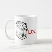 LOL Rage Face Koffiemok (Links)