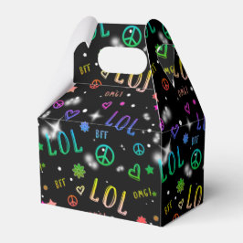 LOL Regenboog Sparkle Verjaardagsfeestje Favorboxe Bedankdoosjes