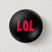 LOL RONDE BUTTON 3,2 CM (Voorkant)