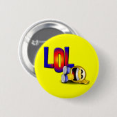 LOL RONDE BUTTON 5,7 CM (Voorkant /achterkant)