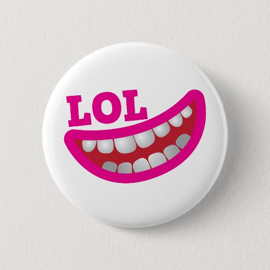 LOL RONDE BUTTON 5,7 CM (Voorkant)
