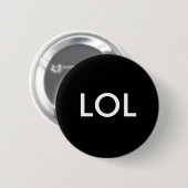 LOL RONDE BUTTON 5,7 CM (Voorkant /achterkant)
