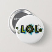 LOL RONDE BUTTON 5,7 CM (Voorkant /achterkant)