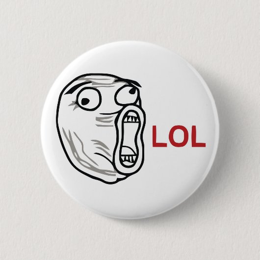 LOL RONDE BUTTON 5,7 CM (Voorkant)