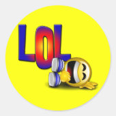 LOL RONDE STICKER (Voorkant)