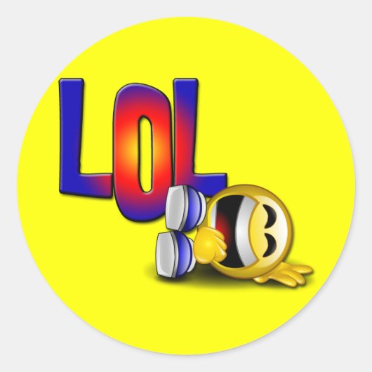 LOL RONDE STICKER (Voorkant)