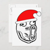 LOL Santa - Xmas internet meme Feestdagenkaart (Voorkant / Achterkant)