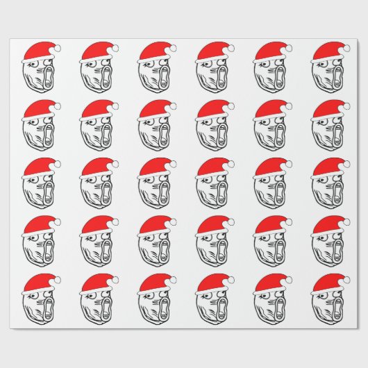 LOL Santa - xmas internetmeme Cadeaupapier (Vlak)