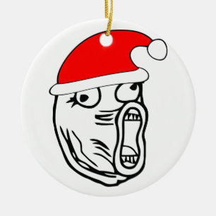 LOL Santa - xmas internetmeme Keramisch Ornament