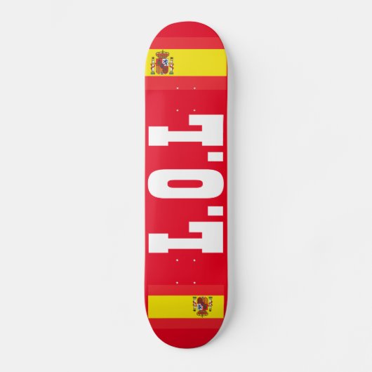 LOL SPANJE Skateboard (Voorkant)