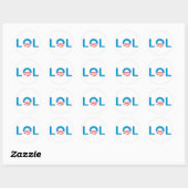 LOL-Sticker Ronde Sticker (Vel)