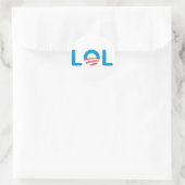 LOL-Sticker Ronde Sticker (Tas)