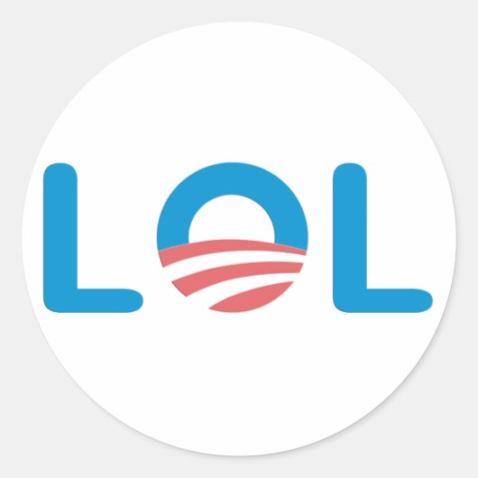 LOL-Sticker Ronde Sticker (Voorkant)